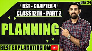 Chapter 4  Planning  Business Studies  Class 12  Part 2 [upl. by Jauch178]