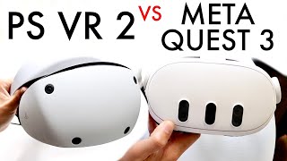 Meta Quest 3 Vs PlayStation VR 2 Comparison Review [upl. by Nyrek]