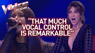 16yearolds insanely high notes shock The Voice coaches  Journey 26 [upl. by Fenton]