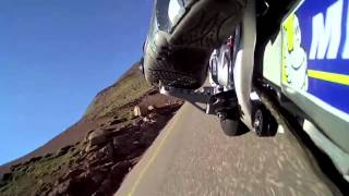 Jeff Tigerts RecordSetting Pikes Peak 450 Run Footpeg View [upl. by Rola]