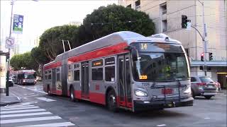 MUNI San Francisco Trolleybuses [upl. by Hopper]