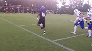 Ragsdale High School football versus Asheboro Blue Comets at DJ Reader Jamboree 81624 and TD run [upl. by Querida455]