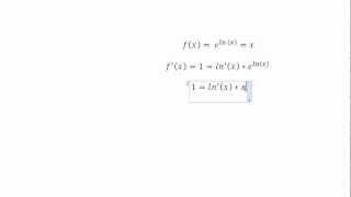 Mathe Oberstufe Part 17 Die natürliche Logarithmusfunktion [upl. by Oiram]