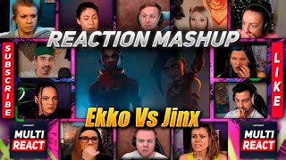 Ekko Vs Jinx Arcane Episode 7 Reaction Mashup [upl. by Magill]