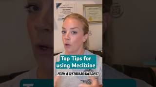 Meclizine for Vertigo Treatment What You Need to Know shorts vestibular [upl. by Haorbed914]