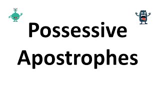 Possessive Apostrophes in less than a minute  English Grammar Lesson [upl. by Zita]