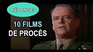 Réponses à la vidéo 10 films de procès [upl. by Juieta510]