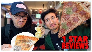 Eating At The WORST Reviewed Pizza Restaurant In My City Los Angeles [upl. by Nesyla79]