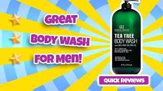 Tea Tree Oil Body Wash Quick Review [upl. by Nagaem431]