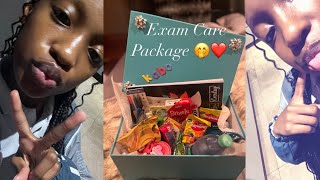 Unboxing my Exam Care Package  GRWM [upl. by Alpert281]