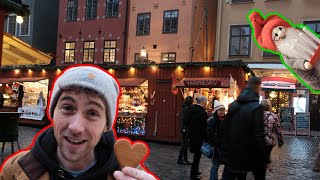 traditional Swedish Christmas Market  Stockholm Sweden [upl. by Feldstein]