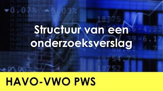 Hoe maak je een profielwerkstuk  Structuur van een onderzoeksverslag en opbouw van een hoofdstuk [upl. by Boothe]