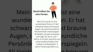 Beschreiben Sie ein person viral trending germanlanguage [upl. by Boswall120]