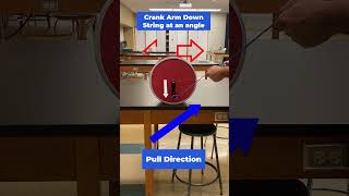 Bike Wheel Paradox at an Angle physics experiment physicsninja [upl. by Potts]