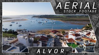 Alvor ● Portugal 🇵🇹  4K Aerial Drone Stock Footage [upl. by Llertnom]