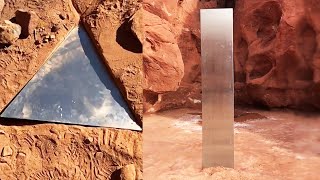 Monolith in Utah Desert Has Mysteriously Disappeared [upl. by Sucerdor]