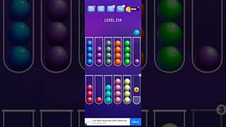 Ball Sort  Color Tube Puzzle  Level 210  219 [upl. by Trinl]