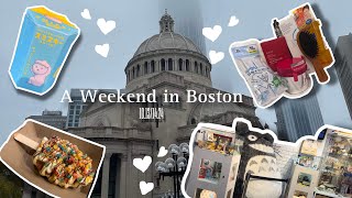 A Weekend trip to Boston ♡  10131424 Vlog [upl. by Ninaj514]