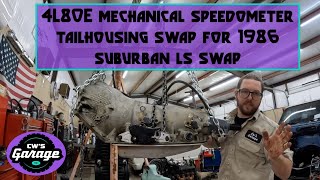 4L80E mechanical speedo conversion for your LS Swap no VSS necessary on this one [upl. by Allez]