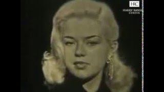 Diana Dors Complete Mike Wallace Interview 1957 [upl. by Zingale]