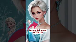 Disney Princess Glow Up Transformation shorts disneyprincess [upl. by Ecyrb]