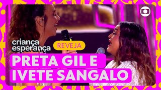 Preta Gil e Ivete Sangalo emocionam todos cantando Força Estranha de Gal Costa ✨  TV Globo [upl. by Fahy748]