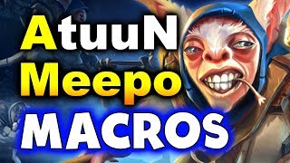 AtuunN MACRO MEEPO  DISQUALIFIED  TI8 South America  SG vs THUNDER DOTA 2 [upl. by Clarissa]