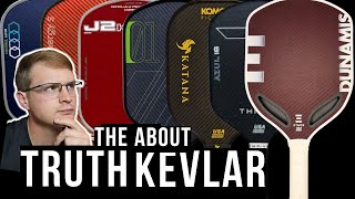 The TRUTH about KEVLAR Pickleball Paddles Data Driven Comparison  Monthly Giveaways [upl. by Cedar]