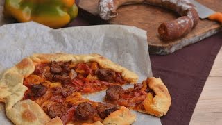 Torta rustica peperoni e salsiccia  Ricette che Passione [upl. by Lenuahs]