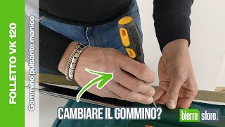 Come sostituire il gommino pulsante manico folletto vk 120  BierreStore [upl. by Enyamrahs]