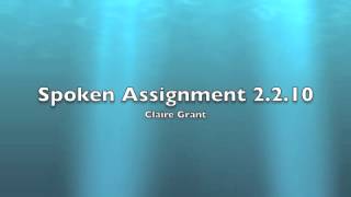 Spoken Assignment 2210 [upl. by Ahsatak]