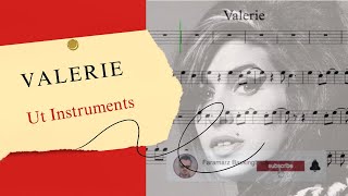 Valerie  Amy Winehouse  Play along for Ut Instruments [upl. by Eecyak]