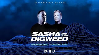 Sasha amp Digweed Carerra amp Tavares Manzone amp Strong  Rebel Toronto 20240518 [upl. by Nivac]