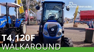 New Holland debuts premium specialty tractors– AgQuip 2023 [upl. by Trilbie]