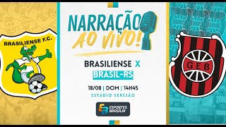 Brasiliense x BrasilRS  Brasileirão Série D 2024  Ao Vivo [upl. by Eclud]