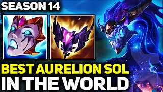 AURELION SOL vs AHRI MID  69k DMG 6k comeback Legendary 25719  EUW Master  1419 [upl. by Etnaik]