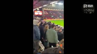 CROWD CAM BRISTOL CITY 01 MILLWALL  OUR FANS CELEBRATE AT FULL TIME millwall bristolcity efl [upl. by Aynotahs]