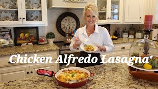 How To Make Chicken Alfredo Lasagna [upl. by Aniale]