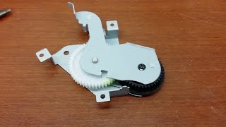 How to quickly repair an HP LaserJet 4250 swing plate gear [upl. by Anuahc]