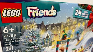 Introducing LEGO Friends Advent Calendar 2023 41758 lego toys [upl. by Bentley]