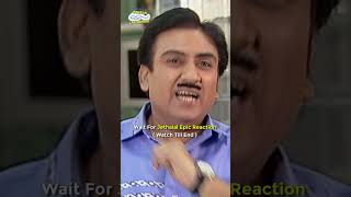 Wait for jethalal epic reactionfunny comedy relatable shorts funnyshorts tmkoc friends [upl. by Martelli926]