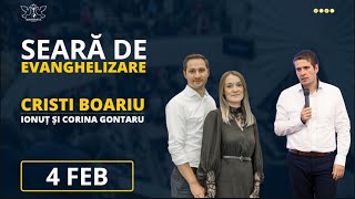 Cristi Boariu  Ionuț și Corina Gontaru  Seară de evanghelizare  04022024  PM [upl. by Mortie]