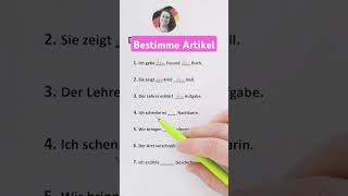 Dativ und Akkusativ  Bestimme Artikel  Learn German  German for beginners [upl. by Cook]