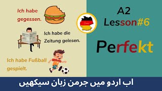 German perfect tense  Das perfekt  Particip II  German grammar a2  Easy German [upl. by Adlare]