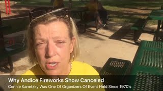 Why Andices fireworks show was canceled [upl. by Airenahs]