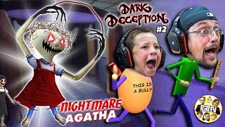 Baldis Basics NIGHTMARE School Escape House Glitch FGTEEV Dark Deception 2 [upl. by Galen]