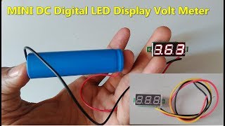 Mini DC 032V Digital LED Display Volt Meter  Trick  POWER GEN [upl. by Tseng]