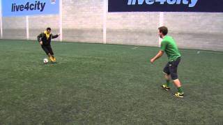 Falcao skill tutorial  How to do the backward Elastico [upl. by Aidroc]