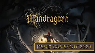 Mandragora  Demo Gameplay Video 2024 PC  RPGSoulslikeMetroidvaniaIndie  First 20 Minutes [upl. by Eldrid]