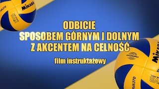 INSTRUKTAŻ SIATKÓWKI odbicie sposobem górnym i dolnym z akcentem na celność [upl. by Roslyn]